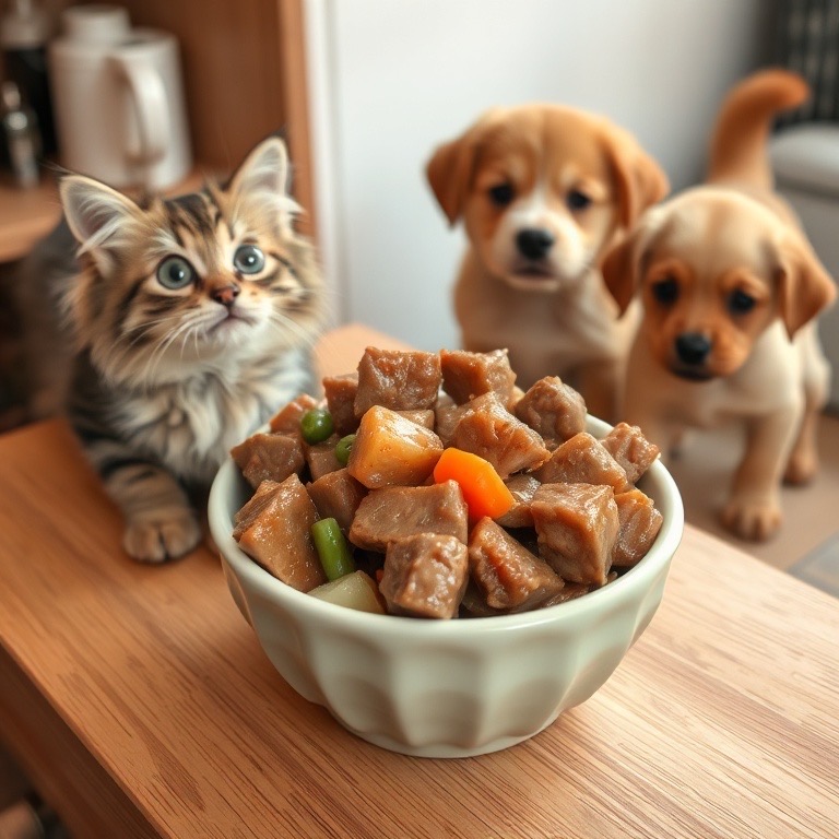 寵物肉塊 & 罐頭